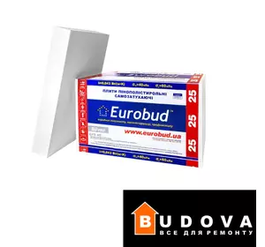 Пінопласт Eurobud 25 EPS-40 Silver Пінопласт Eurobud 25 EPS-40 Silver