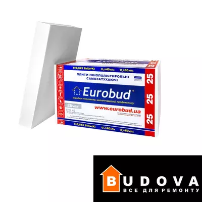 Пінопласт Eurobud 25 EPS-40 Silver
