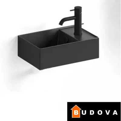 Умивальник AG 50 Agile (AG50N) Glossy black, SIMAS