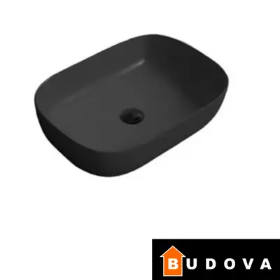 Умивальник Glam 56 (180449) Black matt, SCARABEO