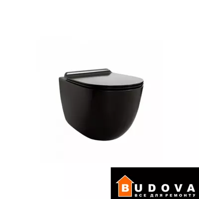 Унітаз підвісний Vignoni VI18 (VI18-F85) Black matte, SIMAS