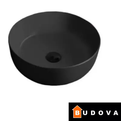 Умивальник Glam 59 (180749) Black matt, SCARABEO